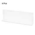 thumbnail image 3 of Uxcell L Type Shelf Dividers, Clear Closet Shelf Separator 35 x 4 x 12cm 4pack, 3 of 5