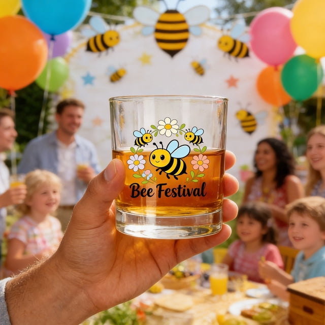 Festival Keepsake Glass Meaningful Heartwarming Glass With Word And Pattern For Family Friend