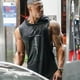 thumbnail image 1 of Muscle Fitness Guys Gym Ropa Hombre Culturismo Con capucha Tank Top Hombres Algodón Sin mangas Camiseta Running Chaleco Entrenamiento Sp ZefeiWu 8390612590658, 1 of 1
