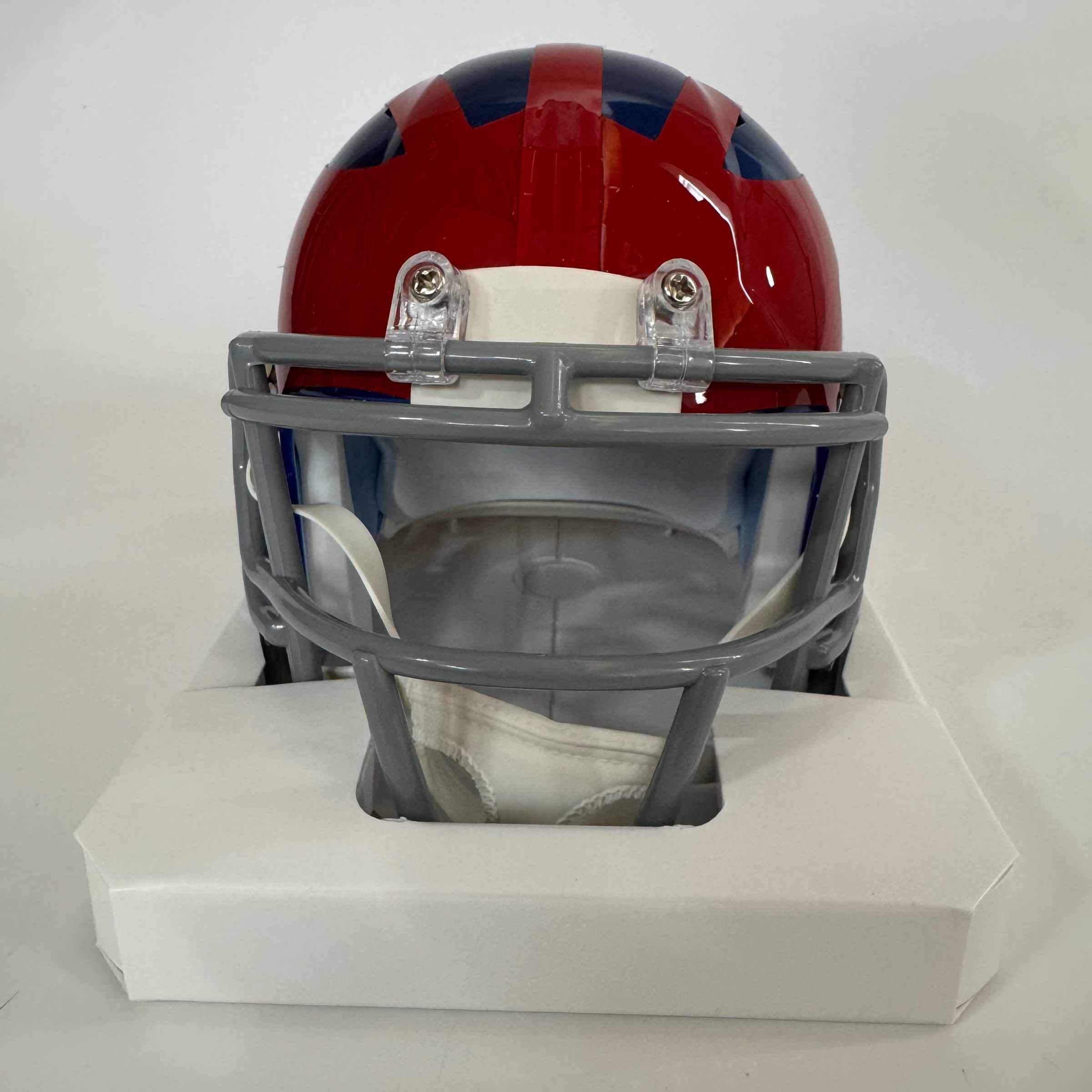 Autographed/Signed Lawrence Taylor New York Giants Alternate Mini Football Helmet Beckett BAS COA