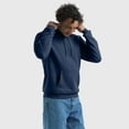 thumbnail image 2 of Men's Hanes® EcoSmart Fleece Pullover Hoodie Color: Heather Navy Size: M, 2 of 4