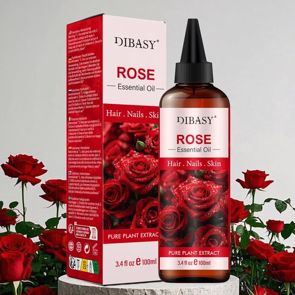 This is a Pre-Mixed Body Massage Oil, No Need to Mix it with a Base Oil, Moisturizing, Hydrating, and Non-Greasy (Rose)