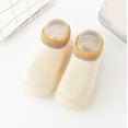 thumbnail image 3 of MHZLDYZ Toddler Slip On Shoes Autumn Children Toddler Shoes Boys And Girls Floor Sports Socks Shoes Solid Color Light And Comfortable Sock Shoes for Baby Boy Kid Shoes Boys Shoes(Beige,23), 3 of 4
