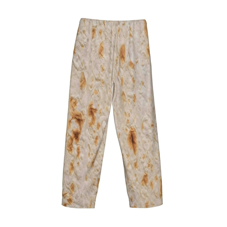JUNZAN Star Gold Blue White Long Pajama Pants For Women Nightwear