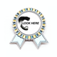 thumbnail image 1 of Insignia broche Medalla ganadora, 1 of 3