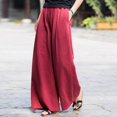 thumbnail image 5 of Pants for Women Business Casual Outfits for Women Red Womens Pants Comfy Work Pants Women High Waisted Wide Leg Pants Summer Pants, 5 of 8
