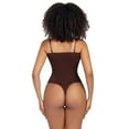 thumbnail image 6 of Fjofpr 50% off Clear! Brown Corset Tops for Women Women's High Waisted Shapewear Thong Bodysuit, 6 of 6
