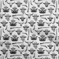 thumbnail image 1 of oneOone Polyester Spandex Gray Fabric Cowboy Sewing Craft Projects Fabric Prints By Yard 56 Inch Wide-aD, 1 of 5