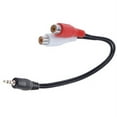 thumbnail image 6 of Stereo Male Jack To 2 RCA Female Plug Adapter Headphone 3.5mm YAudio Cord D7I0, 6 of 8