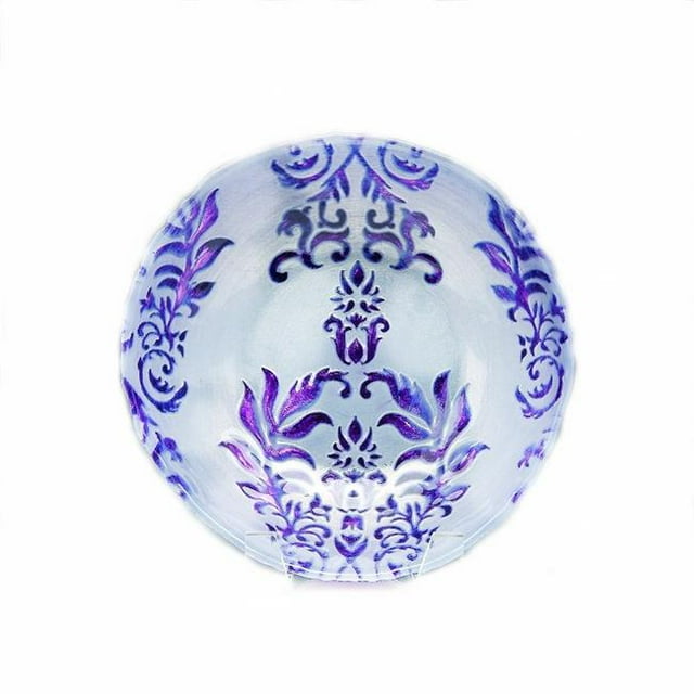 StandAlone Damas 7.5 Po. Ensemble de Deux Bols Violets de 4