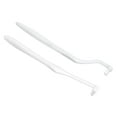 thumbnail image 3 of Cepillo de dientes con mechones para limpieza de aparatos de ortodoncia, eliminación de manchas, cepillo de dientes interdental para el cuidado bucal, color blanco, 3 of 14