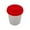 Rouge, variante sur Assaisonnement Ensemble de 2 Poivrières Étanches pour Voyage Camping Cuisine Extérieure Contenants de Lunch Couvercles de Shaker Transparents