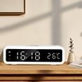 thumbnail image 6 of sruoe Alarm Clock, Clock Alarm Bedside, Clock Alarm Digital, Alarm Clocks for Bedrooms, Small Alarm Clock, Vibrating Alarm Clock, Projection Rectangular, Plastic, 6 of 6