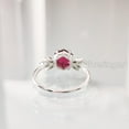 thumbnail image 5 of Hexagon Ruby Ring, 925 Sterling Silver, Marquise CZ Ring, Women Ring, Hydro Ruby Ring, July Birthstone, Christmas, Thanksgiving, Tiny Dainty Ring, Handmade, Statement Jewelry, Anniversary, 5 of 8
