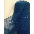 thumbnail image 3 of 60 Inch wide Glitter Mesh Sequins Tulle Fabric by Yard Craft Decoration Wedding", (Color: Navy Blue - Yards: 30 yards), 3 of 3