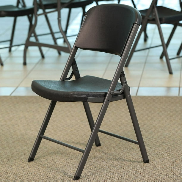 Lifetime Commercial Grade Contoured Folding Chair, Select Colors