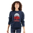 thumbnail image 3 of Vintage Patriotic American Buffalo Sweatshirt for Men or Women Brisco Brands L, 3 of 6