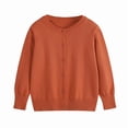 thumbnail image 3 of 2025 Women's Knit Cardigan Sweater - Lightweight Grey Round Neck Open Front Long Sleeve Casual Thin Pullover Coat for Spring/Fall Early Autumn Loose Fit Trendy Outerwear Cardigan Sweaters For Women, 3 of 11