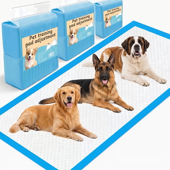 no!no! Extra Large 6-Layer Disposable Pet Training Pads, 56" x 31" 40 Count