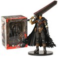 thumbnail image 1 of Berserk Guts The Black Homeless PVC Action Figure Statue Model Toy Decoration 19cm, 1 of 5
