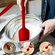 thumbnail image 2 of Juego de utensilios de cocina de silicona de 6 piezas, espátula antiadherente resistente al calor para cocinar, hornear y mezclar (rojo) JAMW Sencillez, 2 of 5