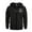 Black, variant on Men's Letter Print Zip Up Hoodie with Arm Pocket, Casual Cardigan Sweatshirt, Large Size Fleece Jacket with Motivational Quote for Gym, Christmas, Daily Wear,Camel,M