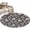 Brown, variant on Round Rug 5Ft Washable Non-Slip, Black Paisley Circle Area Rugs for Living Room Bedroom, Ethnic Vintage Floral Botanical Abstract Indoor Floor Mats Carpet Runner for Home Decor Aesthetic