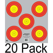 Archery 5 SPOT & 3 SPOT Vegas Targets by Longbow 8, 20, 50 & 200 Packs (5 Spot (20 Pack))