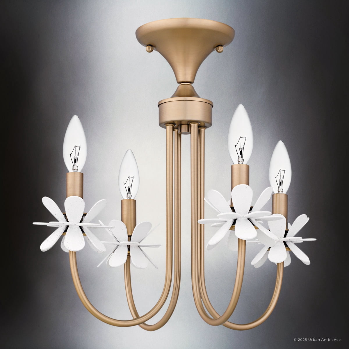 Luxury Glam Ceiling Light, Bronze Gold, UQL6460