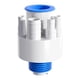 thumbnail image 2 of Conector de drenaje de agua, conector de filtro debajo de la tubería del fregadero de la cocina, escurridor de agua del fregadero 5 en 1 para drenaje,, 2 of 9