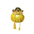 thumbnail image 2 of Figura decorativa de bolsa de dinero de resina, adorno de riqueza Feng Shui, decoración de lujo para Amarillo, 2 of 9