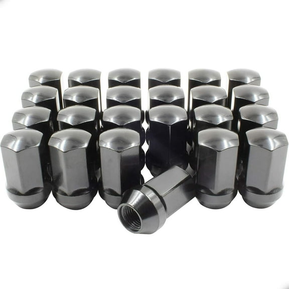 32 Black OEM Factory Lug Nuts Compatible with 2013 & Newer Ram 2500 3500 HD Trucks 14x1.5