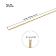 thumbnail image 2 of 1.5mm x 305mm Brass Round Rod, Metal Solid Shaft Rods Lathe Bar 30pcs, 2 of 5