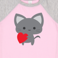thumbnail image 3 of Inktastic Heart Cat Gift Baby Boy or Baby Girl Bodysuit, 3 of 4