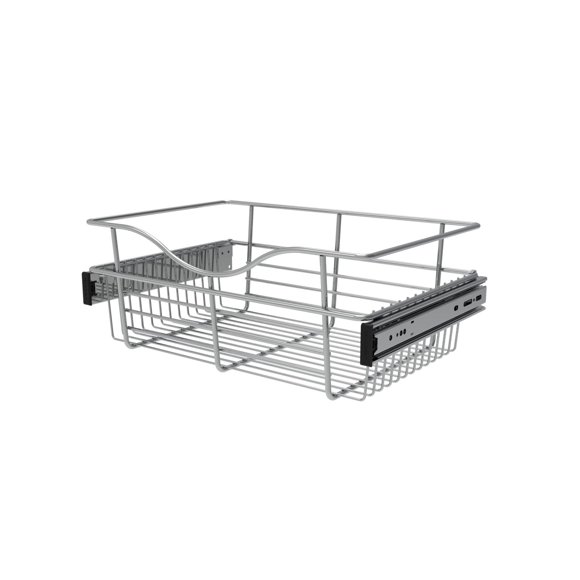 Rev-A-Shelf 18" W Basket for Custom Closet Systems, Silver