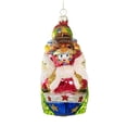 thumbnail image 3 of Larry Fraga Designs Across The Bay - 1 Ornament 5.75 Inch, Glass - Ornament Christmas Boat Santa 461, 3 of 3