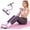 Purple, variant on Pedal Resistance Bands with Handles, Durable 6-Tubes Multifunction Resistance Band, Natural Rubber Foot Pedal Resistance Bands, Fitness Resistance Bands for Abdomen, Waist, Arm, Leg, Pilates