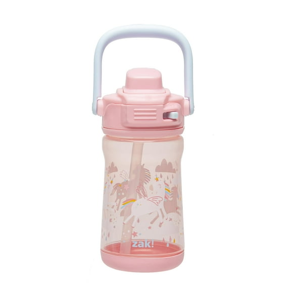 Botella Zak Designs Beacon Kid, 355 ml, unicornio duradero a prueba de fugas
