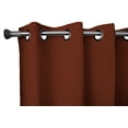 thumbnail image 2 of 120" Tall Grommet Blackout Solid Poplin 56" Wide Curtain - Copper, 2 of 2