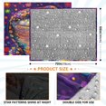 thumbnail image 3 of YAZAOO Travel Blanket Camping Blankets Fashion Cosmic Companion Patten, 3 of 8