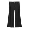 thumbnail image 6 of Girls High Waisted Uniform Pants Kids Wide Leg Dress Pants Casual Trousers with Pockets 5-14 Years, 6 of 6