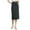 Grey, variant on HXWCHs Women's Stretch Pencil Midi Skirt High Waist Slim Fit Bodycon Elegant Business formal Attire Black L