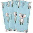 thumbnail image 2 of GZHJMY 6 Pack Blue Cute Watercolor Koala Bear Kitchen Towels, Soft Highly Absorbent Dish Towels Reusable Tea Towels Set, 28"x 18", 2 of 6