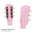 thumbnail image 4 of Guitarra Acústica ZONAR GTA-PK color Rosa, 4 of 7