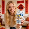 thumbnail image 5 of Chinese New Year Lion Dance Figurine - Blue - Fresh Desktop Ornament for Luck, Fortune & Modern Home Decor (20cm), 5 of 5