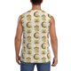thumbnail image 4 of Balery Frogs Camisetas sin mangas para hombre, absorbe la humedad y protege contra el mal olor.-Small, 4 of 7