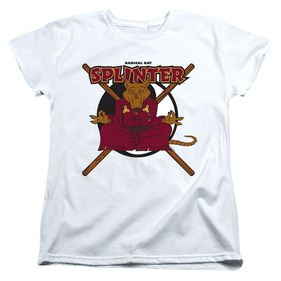 TMNT Teenage Mutant Ninja Turtles Radical Rat Splinter Women's T Shirt
