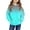 Blue, variant on TQWQT Girls Black Hoodie Size 10-12 Oversized Gradient Sweatshirts Long Sleeve Drawstring Pullover Top Cute Trendy Tween Girl Clothing 3-4 Years