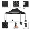 thumbnail image 6 of Topeakmart 15 x 10 FT Pop-up Commercial Canopy with Adjustabale Height, Black, 6 of 6