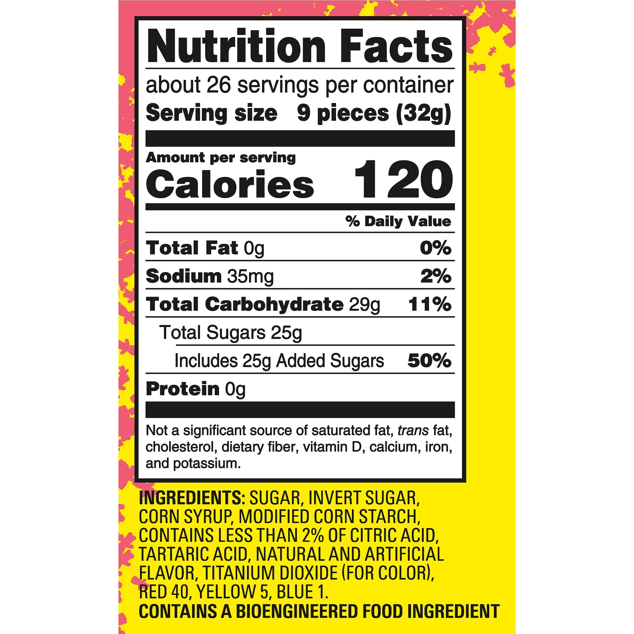 SOUR PATCH KIDS Watermelon Soft & Chewy Gummy Candy, Family Size, Bulk Candy, 1.8 lb